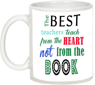 AllUPrints Teachers Day Gifts - The Best Teacher Teach From The Heart Ceramic Mug(325 ml), White
AllUPrints Teachers Day Gifts - The Best Teacher Teach From The Heart Ceramic Mug(325 ml), White