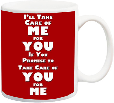 ME&YOU Valentine's Day,Anniversary Gift for Husband/Wife,Boyfriend/Girlfriend Ceramic Mug(325 ml), Red
ME&YOU Valentine's Day,Anniversary Gift for Husband/Wife,Boyfriend/Girlfriend Ceramic Mug(325 ml), Red
