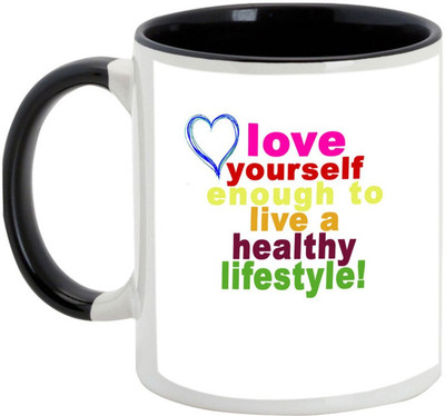 AllUPrints Boyfriend/Girlfriend Gifts - Love Yourself Enough Ceramic Mug(325 ml), Black
AllUPrints Boyfriend/Girlfriend Gifts - Love Yourself Enough Ceramic Mug(325 ml), Black