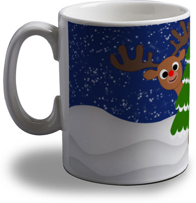 Artifa Reindeer And Christmas Tree In Snow Porcelain, Ceramic Mug(350 ml), Multicolor
Artifa Reindeer And Christmas Tree In Snow Porcelain, Ceramic Mug(350 ml), Multicolor