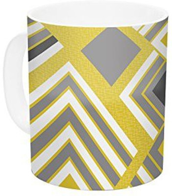 Kess InHouse InHouse Jacqueline Milton Luca-Gold Yellow Gray Ceramic Coffee, 11 oz, Multicolor Ceramic Mug(60 ml)
Kess InHouse InHouse Jacqueline Milton Luca-Gold Yellow Gray Ceramic Coffee, 11 oz, Multicolor Ceramic Mug(60 ml)