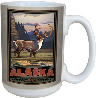 Tree-Free Greetings Greetings 79324 Alaska Caribou by Paul A. Lanquist Ceramic with Full-Sized Handle, 15-Ounce, Multicolored Ceramic Mug(60 ml), Multicolor
Tree-Free Greetings Greetings 79324 Alaska Caribou by Paul A. Lanquist Ceramic with Full-Sized Handle, 15-Ounce, Multicolored Ceramic Mug(60 ml), Multicolor