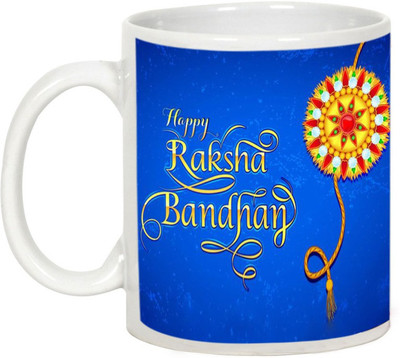 AllUPrints Rakshabandhan Gifts - Happy Rakhi To Brothers And Sisters Ceramic Mug(325 ml), White
AllUPrints Rakshabandhan Gifts - Happy Rakhi To Brothers And Sisters Ceramic Mug(325 ml), White