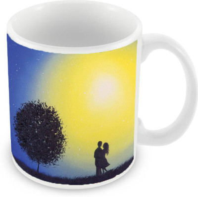Sleep Nature's SN-MG-1143 Ceramic Mug(350 ml), Multicolor