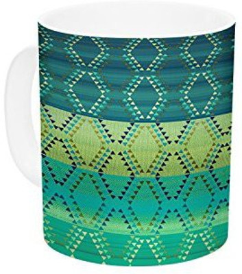 Kess InHouse InHouse Nina May Denin Diamond Gradient Green Turquoise Emerald Ceramic Coffee, 11 oz, Multicolor Ceramic Mug(60 ml)
Kess InHouse InHouse Nina May Denin Diamond Gradient Green Turquoise Emerald Ceramic Coffee, 11 oz, Multicolor Ceramic Mug(60 ml)