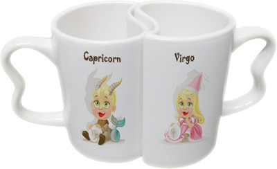 Ucard Capricorn and Virgo Zodiac Sign Couple Bone China, Ceramic, Porcelain Mug(325 ml), Multicolor
Ucard Capricorn and Virgo Zodiac Sign Couple Bone China, Ceramic, Porcelain Mug(325 ml), Multicolor