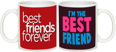AllUPrints Friendship Day Gifts - Gift For Friend (Design 16) Ceramic Mug(325 ml, Pack of 2), White
AllUPrints Friendship Day Gifts - Gift For Friend (Design 16) Ceramic Mug(325 ml, Pack of 2), White