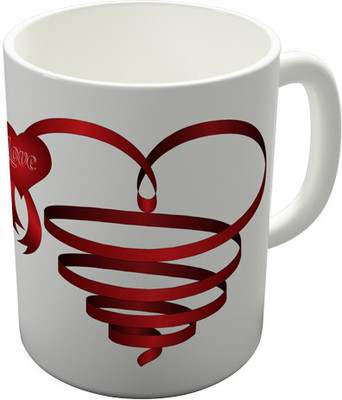 Shaildha V091 Ceramic Mug(350 ml), Multicolor