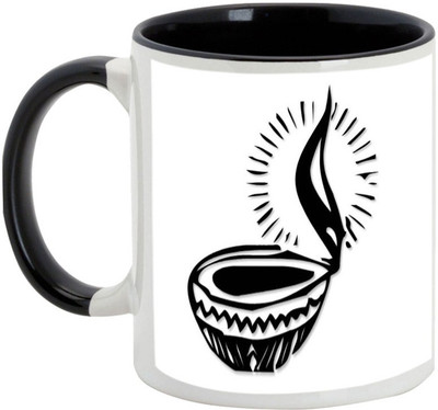 AllUPrints Gifts For Diwali - Merge Yourself In The Lights Of Deepawali Ceramic Mug(325 ml), Black
AllUPrints Gifts For Diwali - Merge Yourself In The Lights Of Deepawali Ceramic Mug(325 ml), Black