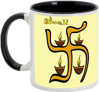 AllUPrints Gifts For Diwali – Deepawali Full Of Swastika Blessings Ceramic Mug(325 ml), Black
AllUPrints Gifts For Diwali – Deepawali Full Of Swastika Blessings Ceramic Mug(325 ml), Black