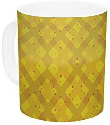 Kess InHouse InHouse Mydeas Dotted Plaid Geometric Yellow Ceramic Coffee, 11 oz, Multicolor Ceramic Mug(60 ml)
Kess InHouse InHouse Mydeas Dotted Plaid Geometric Yellow Ceramic Coffee, 11 oz, Multicolor Ceramic Mug(60 ml)