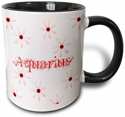 3dRose Red Aquarius Flowers Two Tone Black, 11 oz, Black/White Ceramic Mug(60 ml), Multicolor
3dRose Red Aquarius Flowers Two Tone Black, 11 oz, Black/White Ceramic Mug(60 ml), Multicolor