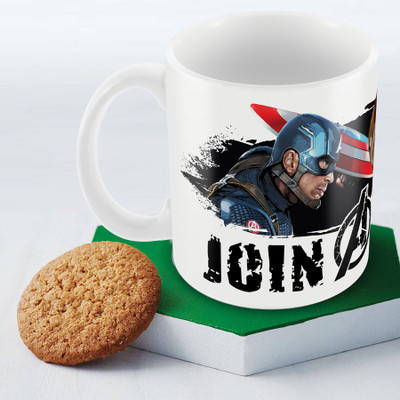 Marvel Civil War-Join captain america Officially Licensed (pack of 1) Ceramic Mug(350 ml), Multicolor
Marvel Civil War-Join captain america Officially Licensed (pack of 1) Ceramic Mug(350 ml), Multicolor