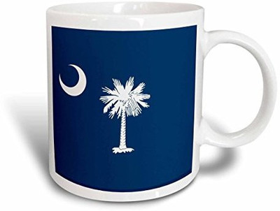 3dRose mug_158433_2 Flag of South Carolina Sc Us American United State of America USA White Palmetto Tree Indigo Blue Ceramic, 15-Ounce Ceramic Mug(60 ml)
3dRose mug_158433_2 Flag of South Carolina Sc Us American United State of America USA White Palmetto Tree Indigo Blue Ceramic, 15-Ounce Ceramic Mug(60 ml)
