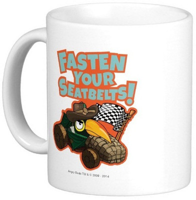 Exoctic Silver ANGRY BIRD COLLECTION 14 Ceramic Mug(300 ml), Multicolor