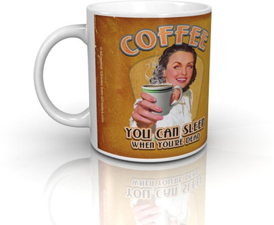 Bcreative Coffee You Can Sleep When You're Dead (Officially Licensed) Ceramic Mug(350 ml)
Bcreative Coffee You Can Sleep When You're Dead (Officially Licensed) Ceramic Mug(350 ml)