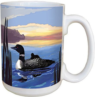 Tree-Free Greetings Greetings 45814 Paul A. Lanquist Loon Lake Ceramic with Full-Sized Handle, 15-Ounce Ceramic Mug(60 ml), Multicolor
Tree-Free Greetings Greetings 45814 Paul A. Lanquist Loon Lake Ceramic with Full-Sized Handle, 15-Ounce Ceramic Mug(60 ml), Multicolor