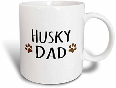 3dRose Siberian Husky Dog Dad Doggie By Breed Brown Muddy Paw Prints Doggy Lover Pet Owner Love Ceramic, 11 oz, White Ceramic Mug(60 ml)
3dRose Siberian Husky Dog Dad Doggie By Breed Brown Muddy Paw Prints Doggy Lover Pet Owner Love Ceramic, 11 oz, White Ceramic Mug(60 ml)