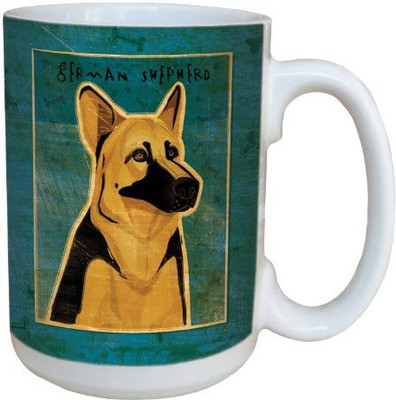 Tree-Free Greetings Greetings sg44004 German Shepherd by John W. Golden Ceramic with Full-Sized Handle, 15-Ounce Ceramic Mug(60 ml), Multicolor
Tree-Free Greetings Greetings sg44004 German Shepherd by John W. Golden Ceramic with Full-Sized Handle, 15-Ounce Ceramic Mug(60 ml), Multicolor