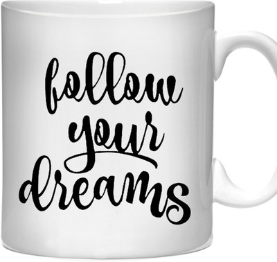 Crackndeal 22TYBLROUND Ceramic Mug(300 ml), Black