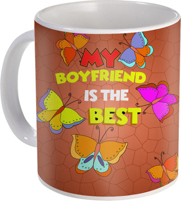 SKY TRENDS My Boyfriend Is The Best Romantic Gift For Birthday And Valentine Day Design (147) Ceramic Mug(320 ml), White
SKY TRENDS My Boyfriend Is The Best Romantic Gift For Birthday And Valentine Day Design (147) Ceramic Mug(320 ml), White