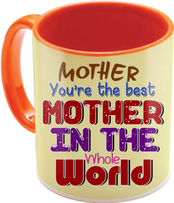 SKY TRENDS Gift For Mom To Mother's Day Printed Orange Ceramic Coffee 350 ML Ceramic Mug(350 ml), Multicolor
SKY TRENDS Gift For Mom To Mother's Day Printed Orange Ceramic Coffee 350 ML Ceramic Mug(350 ml), Multicolor