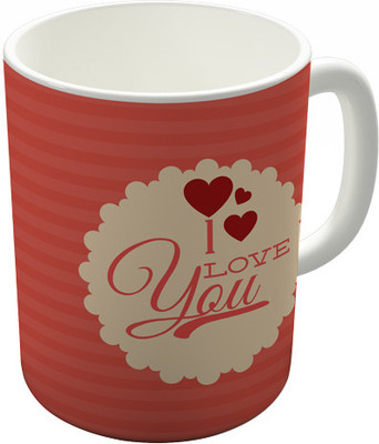 Shaildha V055 Ceramic Mug(350 ml), Multicolor