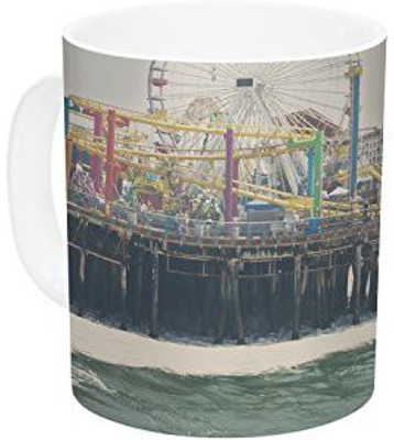 Kess InHouse InHouse Laura Evans The Pier at Santa Monica Coastal Teal Ceramic Coffee, 11 oz, Multicolor Ceramic Mug(60 ml)
Kess InHouse InHouse Laura Evans The Pier at Santa Monica Coastal Teal Ceramic Coffee, 11 oz, Multicolor Ceramic Mug(60 ml)