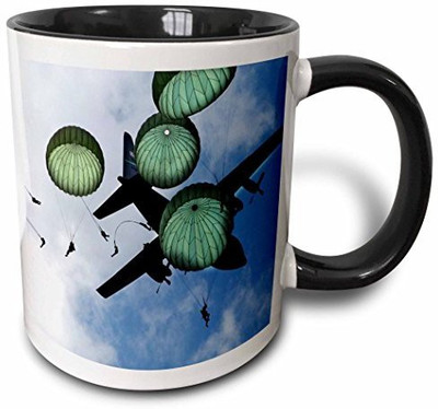 3dRose mug_50923_4 Paratroopers Two Tone Black, 11 oz, Black/White Ceramic Mug(60 ml), Multicolor
3dRose mug_50923_4 Paratroopers Two Tone Black, 11 oz, Black/White Ceramic Mug(60 ml), Multicolor