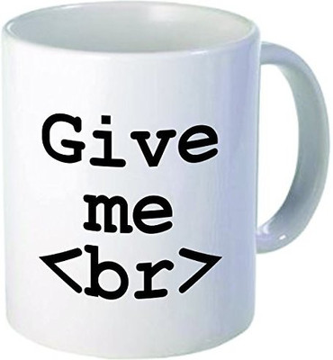 Rikki Knight Knight Give Me a Break-Tech Computer Humor-Funny Quotes Design 11 oz Ceramic Coffee Cups, White Ceramic Mug(60 ml), Multicolor
Rikki Knight Knight Give Me a Break-Tech Computer Humor-Funny Quotes Design 11 oz Ceramic Coffee Cups, White Ceramic Mug(60 ml), Multicolor
