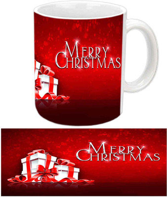 Raj Laxmi Merry christmas gift Ceramic Mug(350 ml)