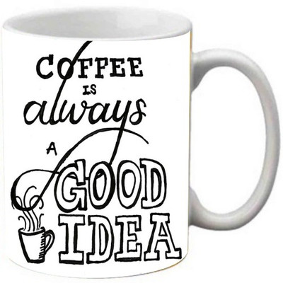 Maison N Mode Coffee Is Always A Good Idea White Coffee Ceramic Mug(330 ml), Multicolor
Maison N Mode Coffee Is Always A Good Idea White Coffee Ceramic Mug(330 ml), Multicolor