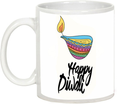 AllUPrints Gifts For Deepawali - Happy Diwali Decoration Ceramic Mug(325 ml), White
AllUPrints Gifts For Deepawali - Happy Diwali Decoration Ceramic Mug(325 ml), White