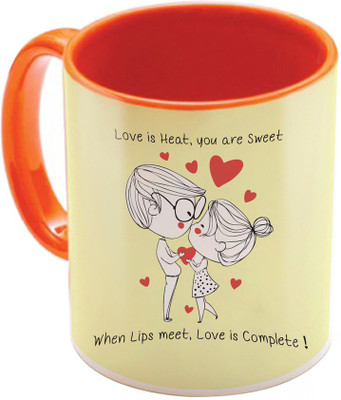SKY TRENDS Valentine Gift for Girlfriend Love Printed I Love U Forever Perfect for Her Him Wife Fiance Anniversary And Birthday STGD121 Ceramic Mug(325 ml), Orange
SKY TRENDS Valentine Gift for Girlfriend Love Printed I Love U Forever Perfect for Her Him Wife Fiance Anniversary And Birthday STGD121 Ceramic Mug(325 ml), Orange