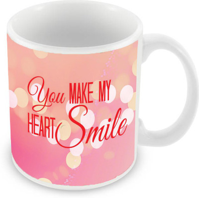 Sleep Nature's SN-MG-1788 Ceramic Mug(350 ml), Pink