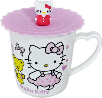 Babysid Collections Porcelain with Hello Kitty Silicon Lid Porcelain Mug(250 ml), Multicolor
Babysid Collections Porcelain with Hello Kitty Silicon Lid Porcelain Mug(250 ml), Multicolor