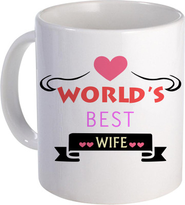 SKY TRENDS World's Best Wife for Wonderful gift For Her Birthday Anniversery ANd valentine Day Design (127) Ceramic Mug(320 ml), White
SKY TRENDS World's Best Wife for Wonderful gift For Her Birthday Anniversery ANd valentine Day Design (127) Ceramic Mug(320 ml), White