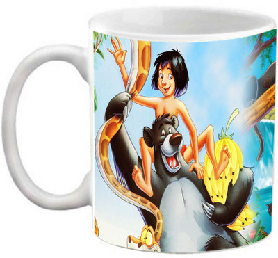 EFW THE JUNGLE BOOK ANIMATION CARTOON PRINTED Ceramic Mug(325 ml), White