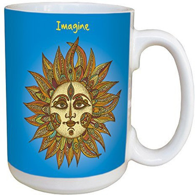 Tree-Free Greetings Greetings 45543 Valentina Ramos Imagine Sun Ceramic with Full-Sized Handle, 15-Ounce Ceramic Mug(60 ml), Multicolor
Tree-Free Greetings Greetings 45543 Valentina Ramos Imagine Sun Ceramic with Full-Sized Handle, 15-Ounce Ceramic Mug(60 ml), Multicolor