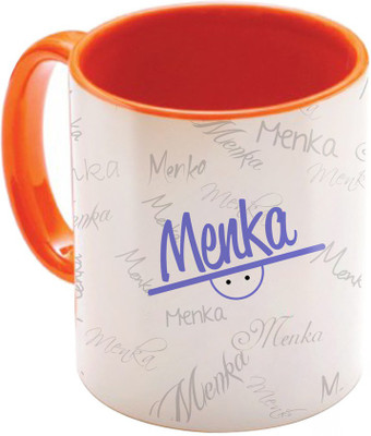 SKY TRENDS Menka Birthday Gift Orange Coffee 350 ML Ceramic Mug(350 ml), Multicolor 
SKY TRENDS Menka Birthday Gift Orange Coffee 350 ML Ceramic Mug(350 ml), Multicolor