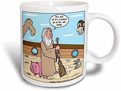 3dRose Not Much Glamour in Running Noah S Ark Ceramic, 11 oz, White Ceramic Mug(60 ml), Multicolor
3dRose Not Much Glamour in Running Noah S Ark Ceramic, 11 oz, White Ceramic Mug(60 ml), Multicolor