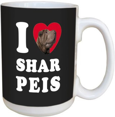 Tree Free Free Greetings LM45117 I Heart Shar Peis Ceramic with Full-Sized Handle, 15-Ounce Ceramic Mug(60 ml), Multicolor
Tree Free Free Greetings LM45117 I Heart Shar Peis Ceramic with Full-Sized Handle, 15-Ounce Ceramic Mug(60 ml), Multicolor
