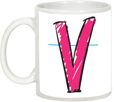 AllUPrints Colorful Handwritten Alphabet Letters "V" Ceramic Mug(325 ml), White
AllUPrints Colorful Handwritten Alphabet Letters "V" Ceramic Mug(325 ml), White