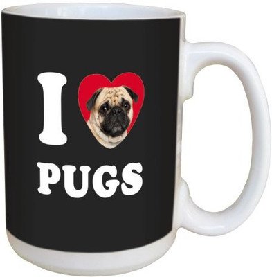Tree Free Free Greetings LM45105 I Heart Pugs Ceramic with Full-Sized Handle, 15-Ounce, Tan and Black Ceramic Mug(60 ml), Multicolor
Tree Free Free Greetings LM45105 I Heart Pugs Ceramic with Full-Sized Handle, 15-Ounce, Tan and Black Ceramic Mug(60 ml), Multicolor