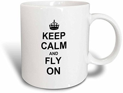 3dRose Keep Calm and Fly on Carry on Flying Gifts for Flight Crew Or Pilots Fun Funny Humor Humorous Ceramic, 11 oz, White Ceramic Mug(60 ml), Multicolor
3dRose Keep Calm and Fly on Carry on Flying Gifts for Flight Crew Or Pilots Fun Funny Humor Humorous Ceramic, 11 oz, White Ceramic Mug(60 ml), Multicolor