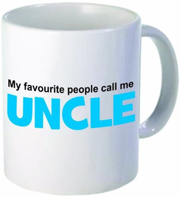 Rikki Knight LLC Favourite People Call Me Uncle - Quote -11 oz Ceramic Coffee Cup Ceramic Mug(60 ml), Multicolor
Rikki Knight LLC Favourite People Call Me Uncle - Quote -11 oz Ceramic Coffee Cup Ceramic Mug(60 ml), Multicolor