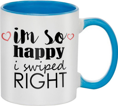 SKY TRENDS Great Romantic Love Best Gifts For Valentine Day For Girlfriend Boyfriend Fiance Wife Husband, Anniversary,Christmas, Design 064 Ceramic Mug(325 ml), Blue
SKY TRENDS Great Romantic Love Best Gifts For Valentine Day For Girlfriend Boyfriend Fiance Wife Husband, Anniversary,Christmas, Design 064 Ceramic Mug(325 ml), Blue