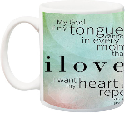 ME&YOU Gift for Husband/Wife/Boyfriend/Girlfriend/lover;My god if I Love You Printed Ceramic Mug(325 ml), Multicolor
ME&YOU Gift for Husband/Wife/Boyfriend/Girlfriend/lover;My god if I Love You Printed Ceramic Mug(325 ml), Multicolor