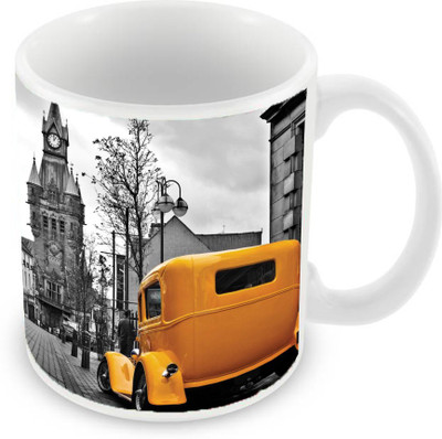 Sleep Nature's SN-MG-2197 Ceramic Mug(350 ml), Yellow