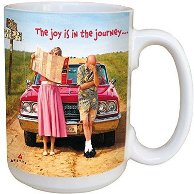 Tree-Free Greetings Greetings LM45864 Avanti Humor Joy is in Journey Ceramic with Full-Sized Handle, 15-Ounce, Multicolored Ceramic Mug(60 ml), Multicolor
Tree-Free Greetings Greetings LM45864 Avanti Humor Joy is in Journey Ceramic with Full-Sized Handle, 15-Ounce, Multicolored Ceramic Mug(60 ml), Multicolor